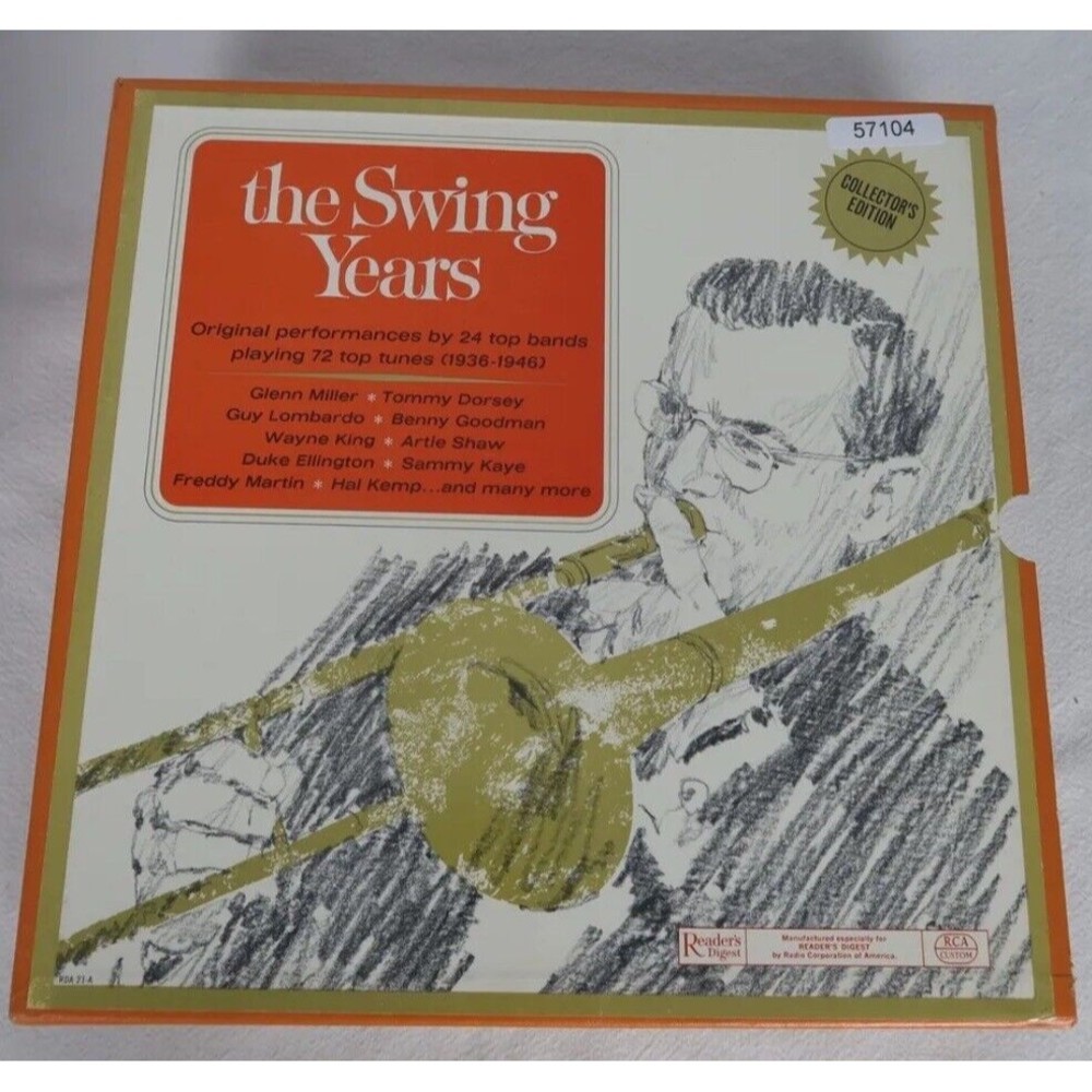 Reader'S Digest The Swing Years Box Set Collector'S Edition Compilation LP Vinyl